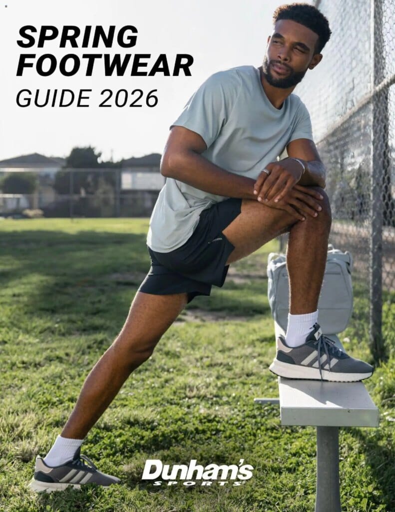 Spring Footwear Savings at Dunham’s Sports March 26 to May 20 2026 – Flyer