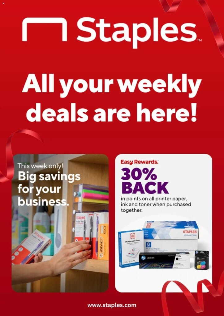 Staples Weekly Ad This Week: May 3 to May 9 2026 Savings Await!