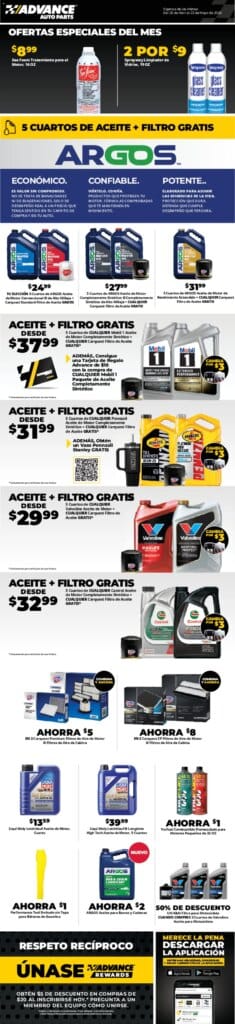 Advance Auto Parts Weekly Ad This Week: Spanish Offers April 26 to May 23 2026
