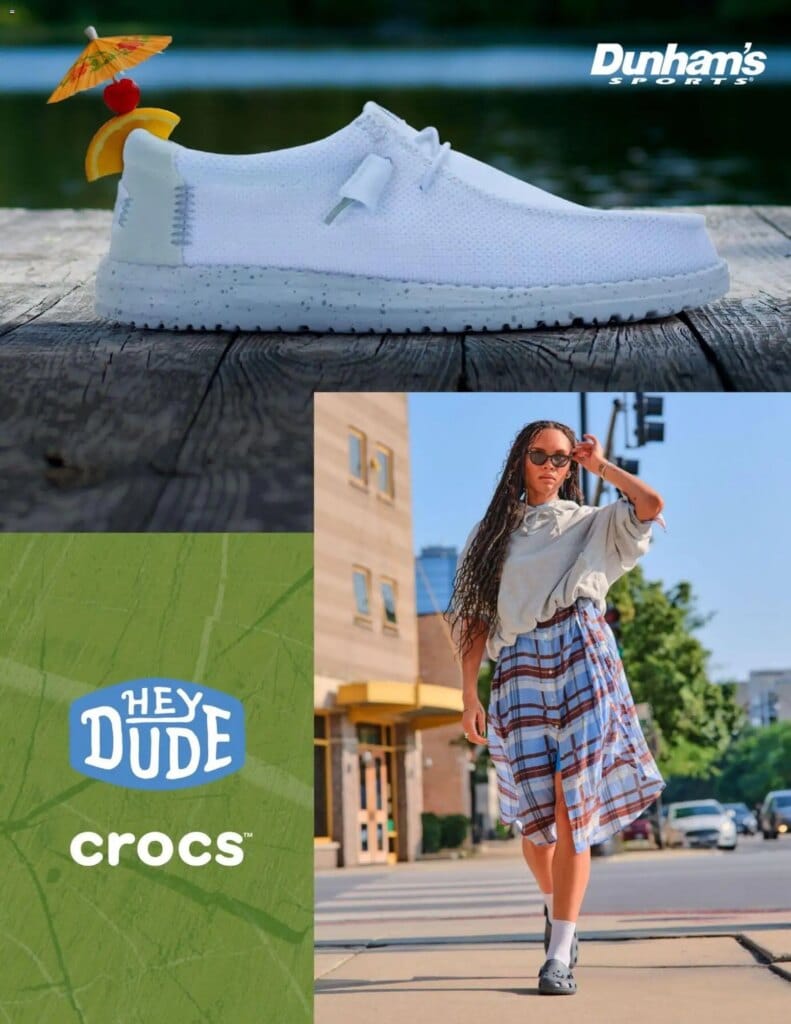 Dunham’s Sports Special Offers on HeyDude & Crocs April 30 to July 15 2026
