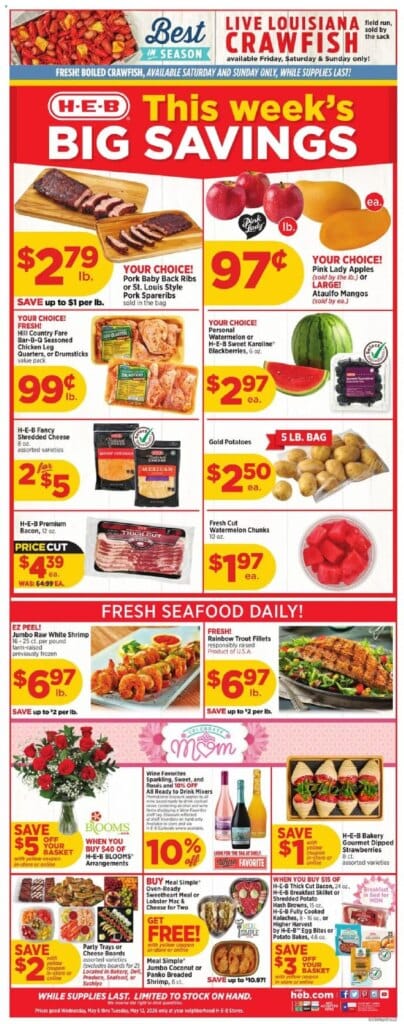 H-E-B Weekly Deals May 6 to May 12 2026 – Hot Offers Inside