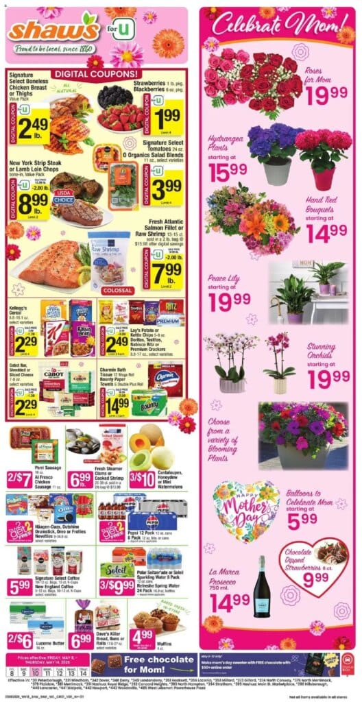 Shaw’s Weekly Ad This Week: Unbeatable Deals May 8 to May 14 2026
