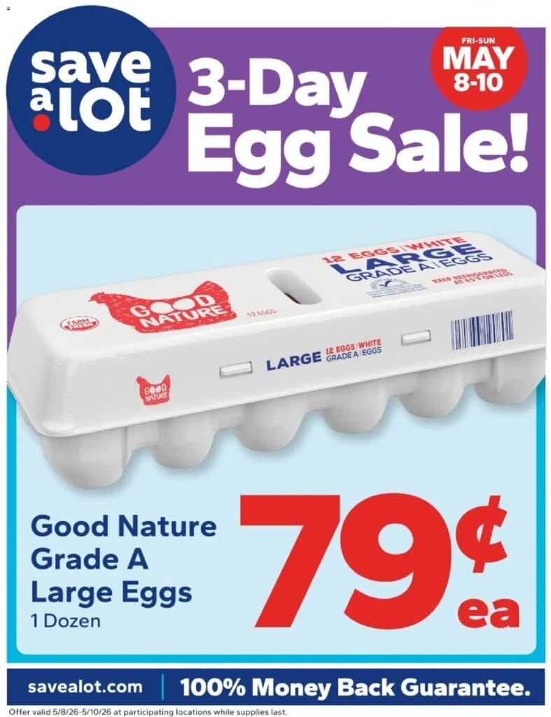 Save a Lot Egg Sale This Week: May 7 to May 10 2026 Offers You Can’t Miss!