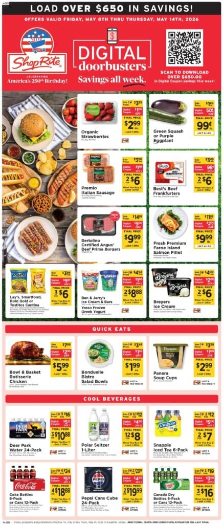 ShopRite Weekly Ad This Week: Hot Deals May 8 to May 14 2026!