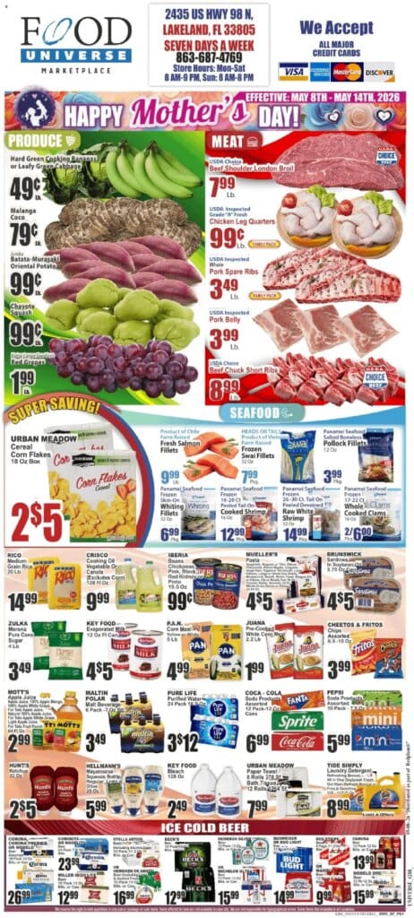 Food Universe Exciting Weekly Ad This Week May 8 to May 14 2026