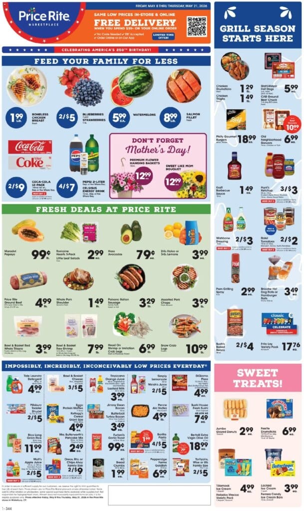 Price Rite Weekly Ad This Week: May 8 to May 21 2026 Deals Await!