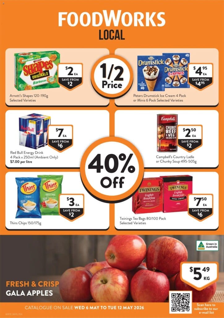 Foodworks Catalogue SA: Amazing Weekly Specials Starting May 6 2026!