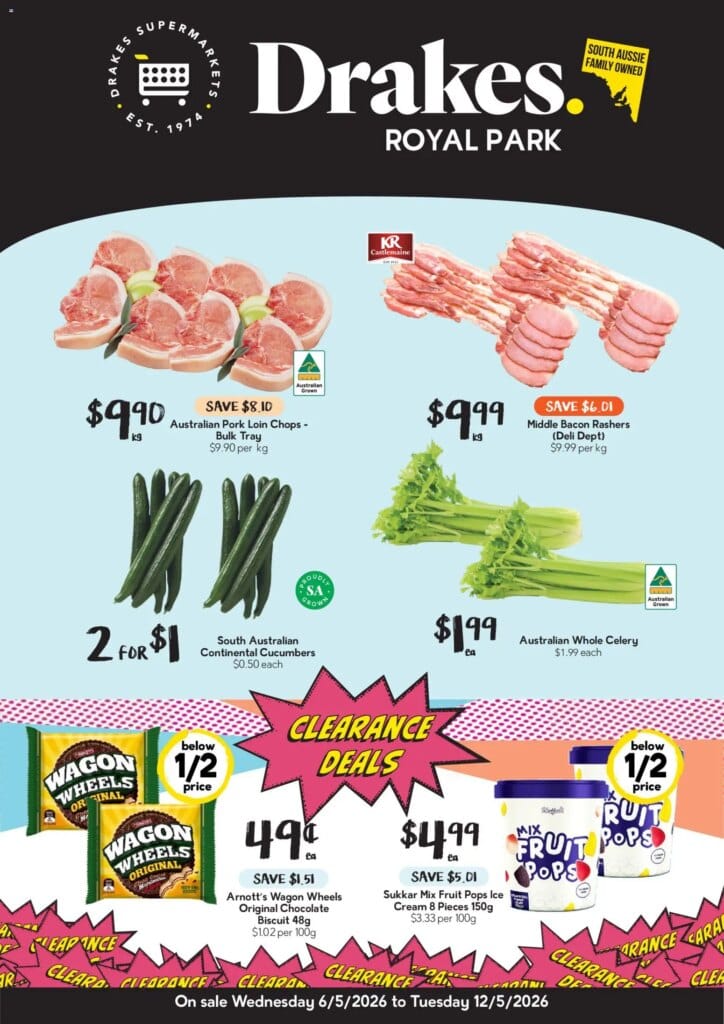 Drakes catalogue Royal park Specials Catalogue This Week: May 6 2026 Savings!