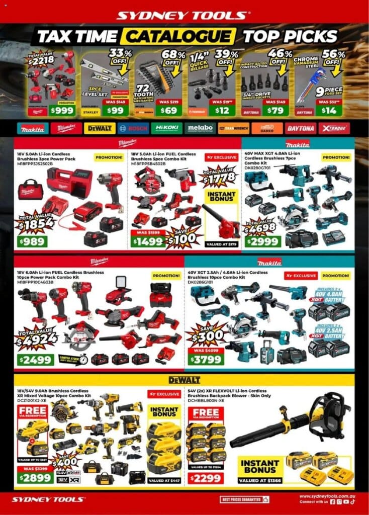 Sydney Tools Catalogue This Week: Incredible Deals for May 4 2026 9 Sydney Tools Catalogue This Week: Incredible Deals for May 4 2026