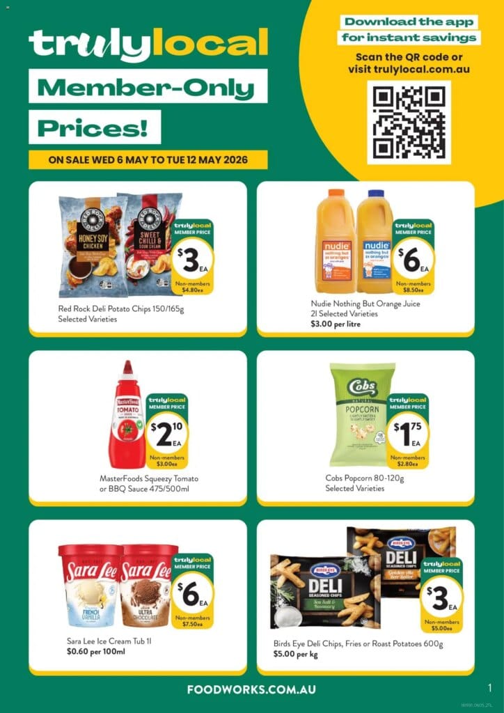 Unmissable Specials at Foodworks Truly Local: May 6 2026 Edition!