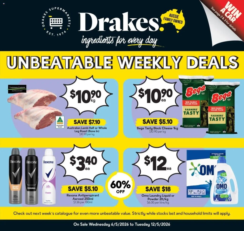 Drakes catalogue QLD: Amazing Specials Catalogue This Week for May 6 2026!