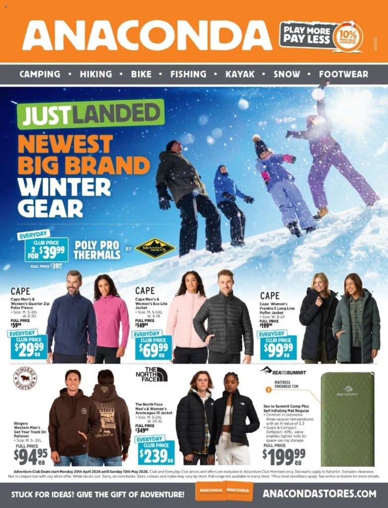Anaconda Catalogue This Week: April 20 2026 Savings & Specials! 2 Anaconda Catalogue This Week: April 20 2026 Savings & Specials!