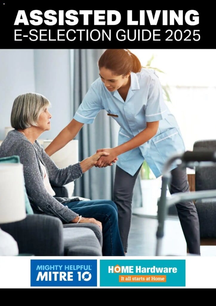 Mitre 10 – Assisted Living E-selection Guide 2025 Specials October 8