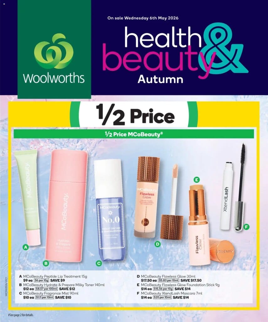 Woolworths Health & Beauty Catalogue This Week: May 6 2026 Deals & Offers!