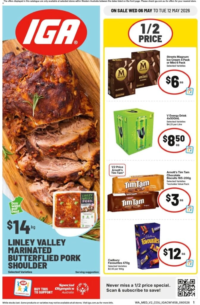 IGA Catalogue NT/WA: May 6 Deals You Can't Miss! 10 IGA Catalogue NT/WA: May 6 Deals You Can’t Miss!