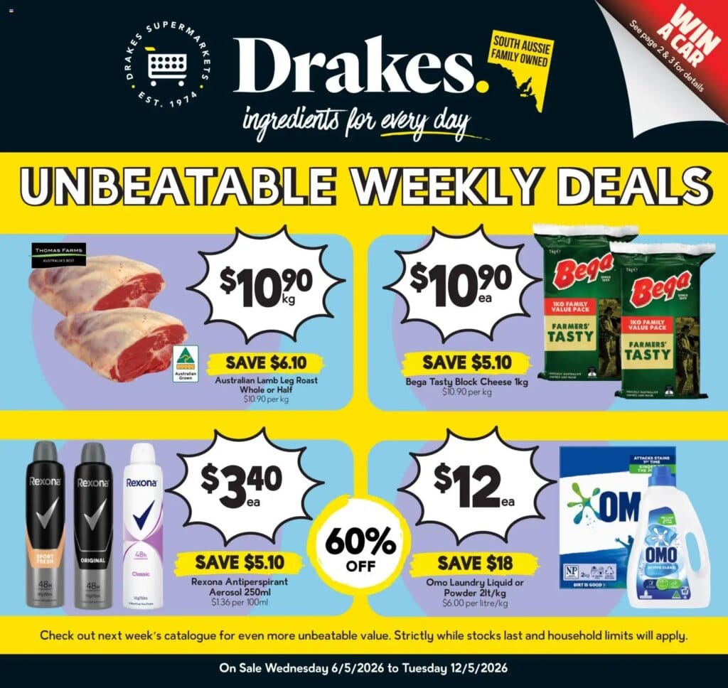 Drakes Catalogue SA: Weekly Specials & Savings for May 6 2026!