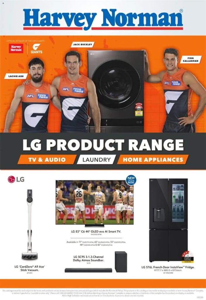 Harvey Norman LG Product Range Specials: March 25 2026 Offers Hot Deals!