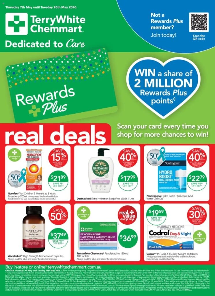 Terry White Catalogue Alstonville: May 7 Deals and Specials This Week