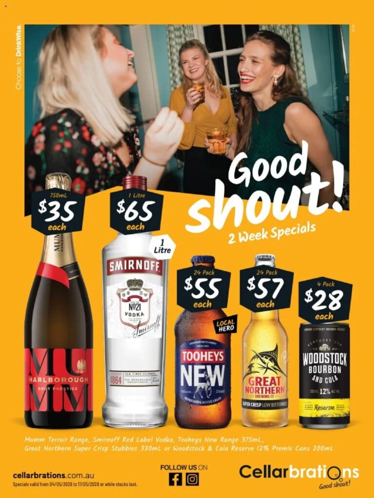 Cellarbrations Catalogue This Week: Hot Deals for May 4 2026!