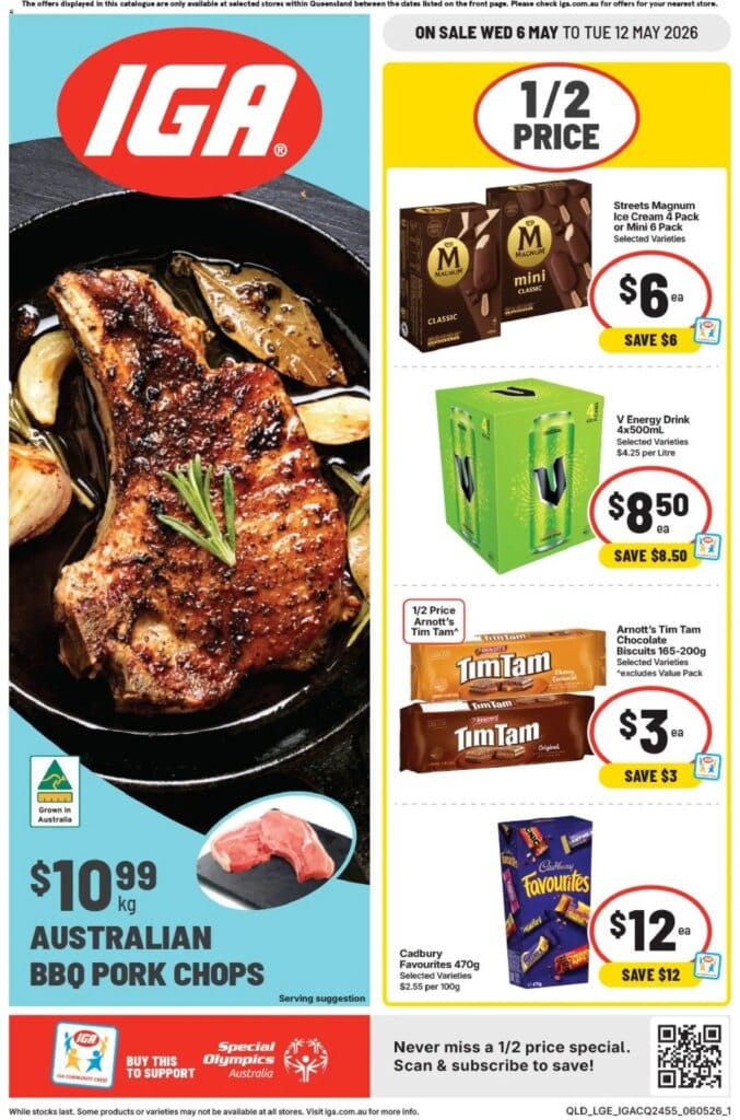 IGA Catalogue QLD Deals This Week: May 6 2026 Specials Save Big! 9 IGA Catalogue QLD Deals This Week: May 6 2026 Specials Save Big!