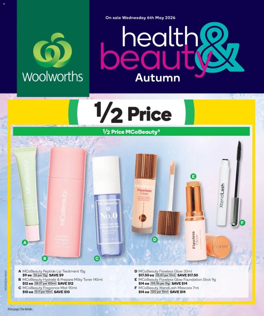 Woolworths Health & Beauty Catalogue This Week – May 6 2026 Offers & Savings