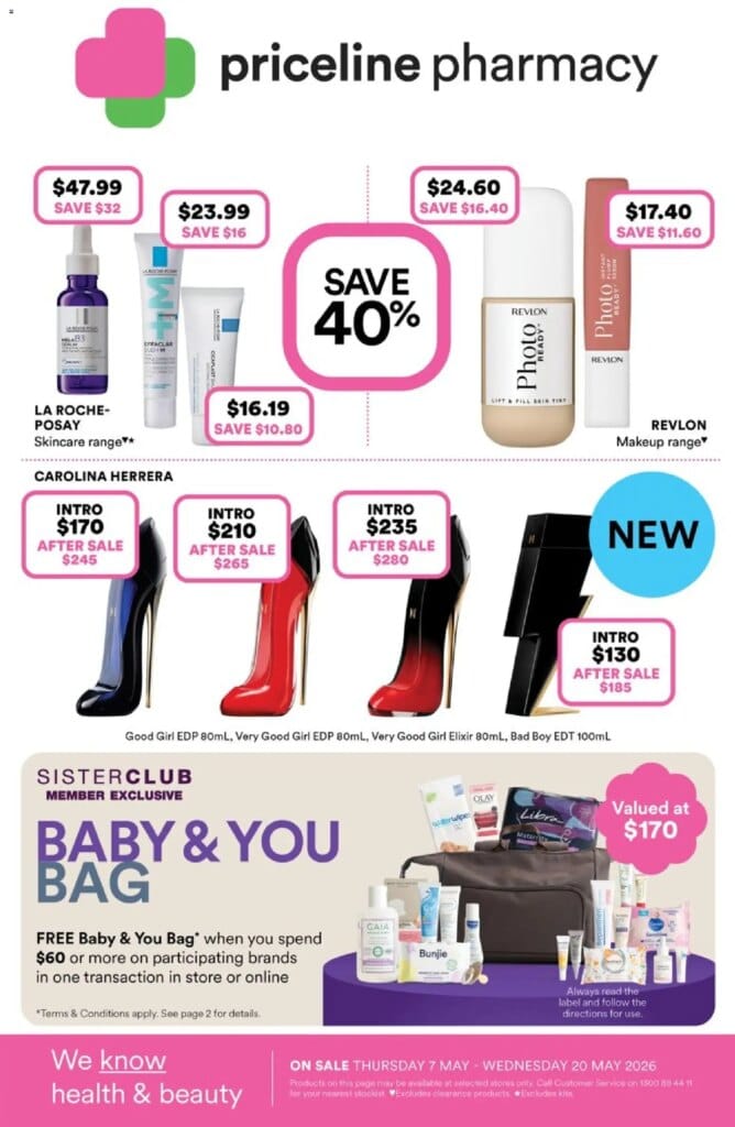 Priceline Pharmacy Catalogue This Week: May 7 Deals & Specials!