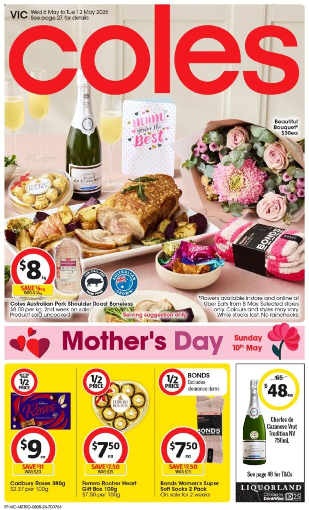 Coles catalogue VIC: Amazing Deals This Week – May 6 2026 Specials!