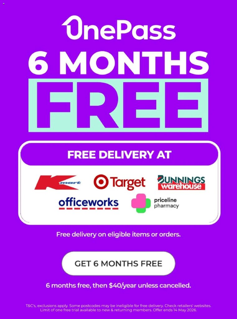 Kmart OnePass Membership: Amazing Catalogue This Week April 14 2026 Offers