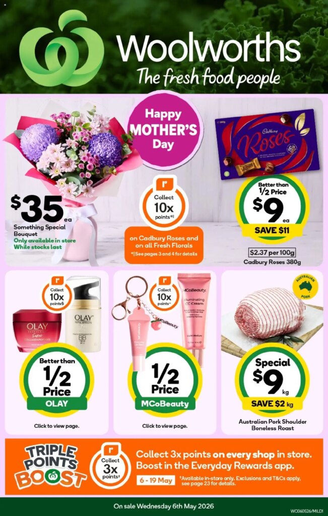 Woolworths catalogue MIL: Fresh Deals This Week, May 6 2026!