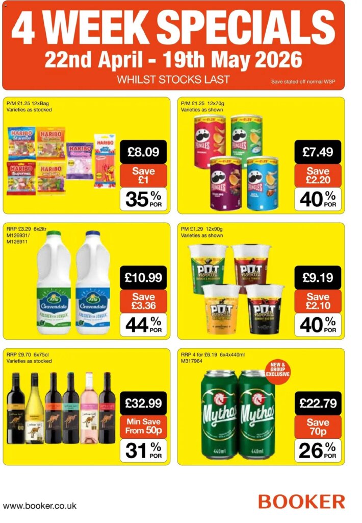 Grab Your Deals: Booker Wholesale – Offers Start 22 April 2026!