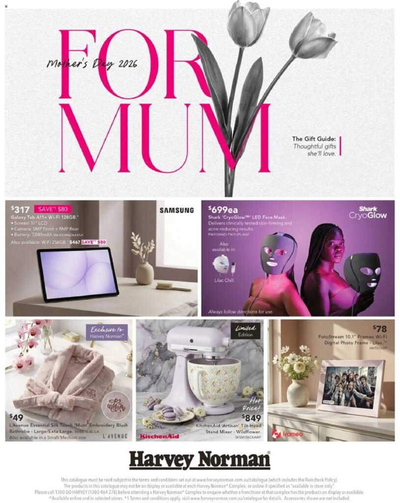 Harvey Norman Catalogue This Week: Mother’s Day Deals May 1 2026