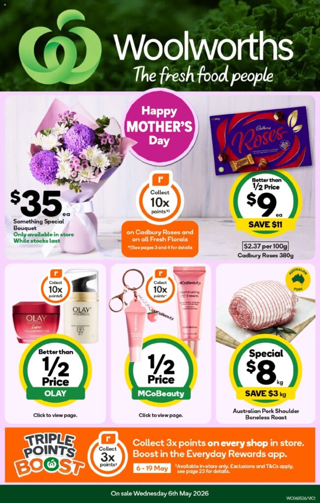 Woolworths catalogue VIC: May 6 Deals & Specials This Week!