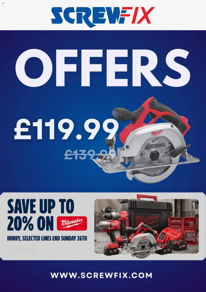 Screwfix - Catalogue: Exciting Offers Online from 24 April 2026! 3 Screwfix – Catalogue: Exciting Offers Online from 24 April 2026!