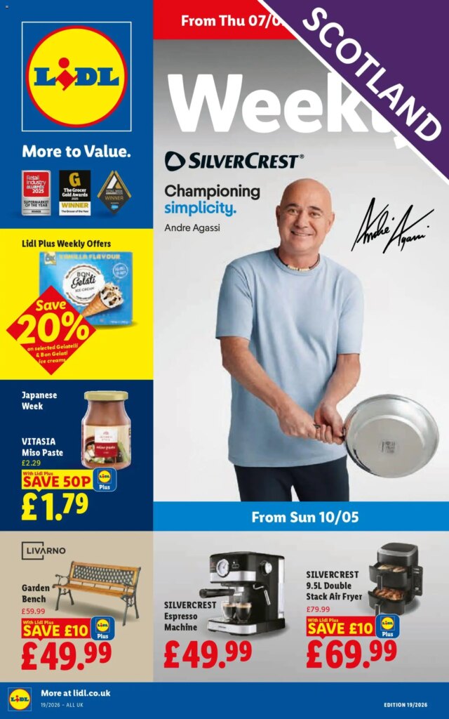 Lidl – Weekly Scotland: Amazing Offers Online Starting 07 May 2026!