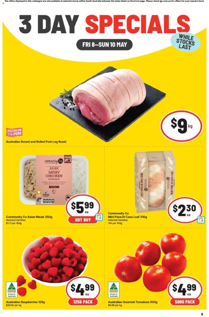 IGA 3 Day Specials - Amazing Offers This Week, May 8 2026! 4 IGA 3 Day Specials – Amazing Offers This Week, May 8 2026!
