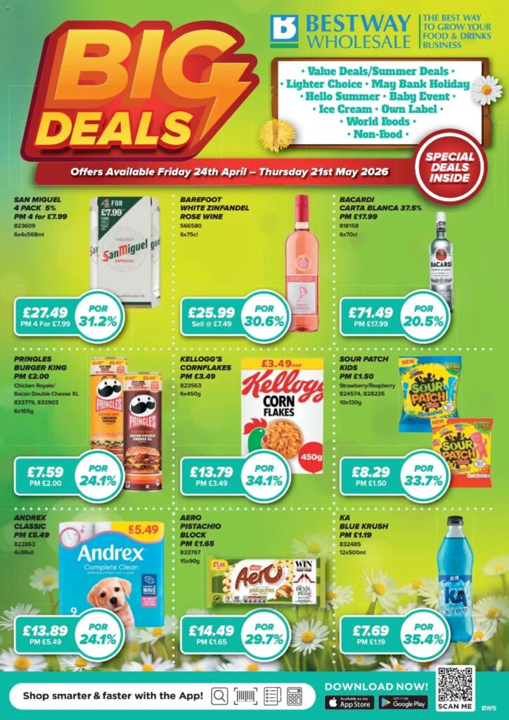 Bestway – The Big Deals Brochure: Amazing Offer This Week, 24 April 2026!