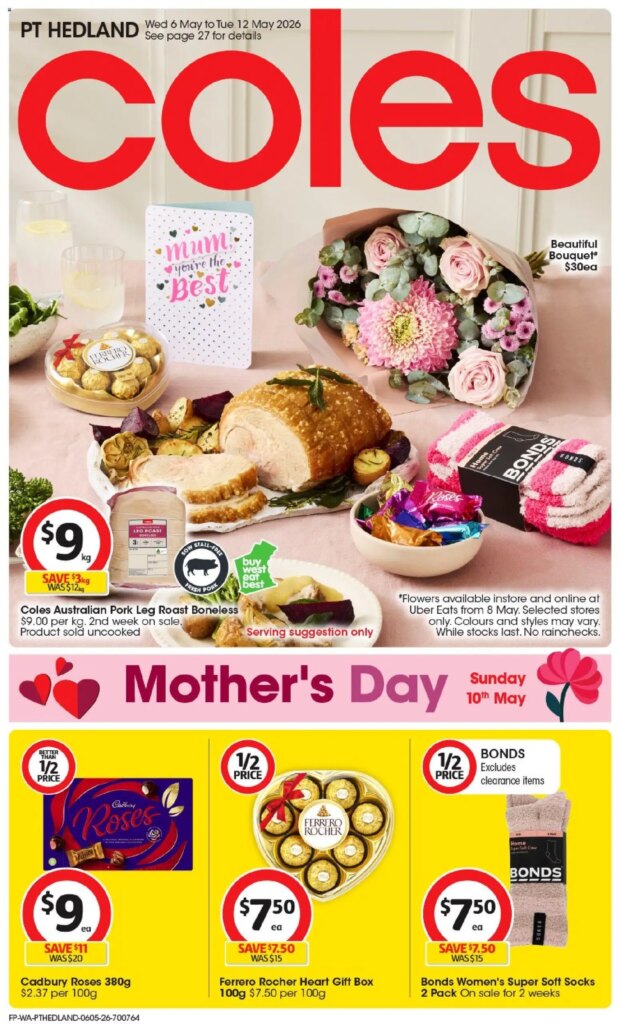 Coles catalogue PT Hedland: Offers This Week May 6 2026