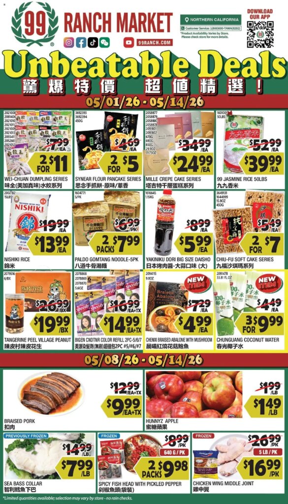 99 Ranch Market Unbeatable Deals This Week May 8 to May 14 2026 5 99 Ranch Market Unbeatable Deals This Week May 8 to May 14 2026