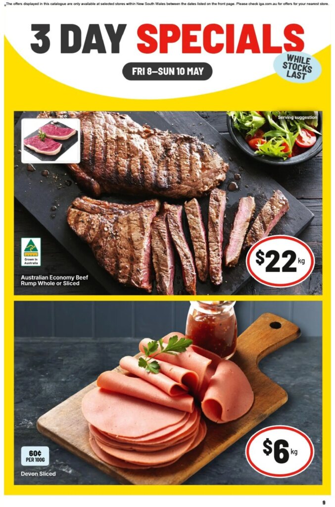 3 Day Specials NSW: Fantastic IGA Catalogue Deals May 8 2026 2 3 Day Specials NSW: Fantastic IGA Catalogue Deals May 8 2026