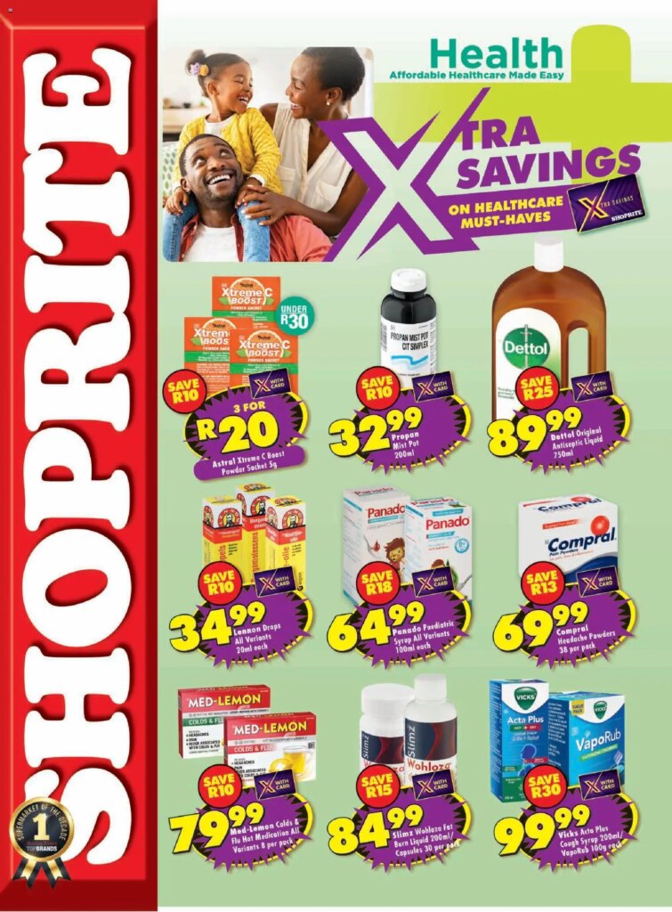 Shoprite – Medirite Xtra Savings: Special This Week from 20 April 2026!