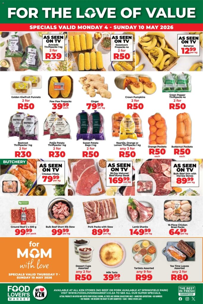 Food Lover’s Market KwaZulu-Natal – Specials This Week 04 May 2026