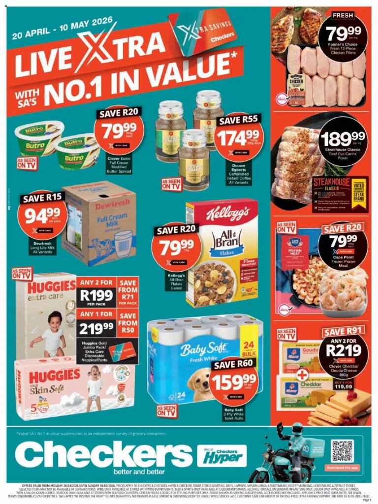 Checkers – Gauteng – April Month-End Promotion – Special This Week 20 April 2026