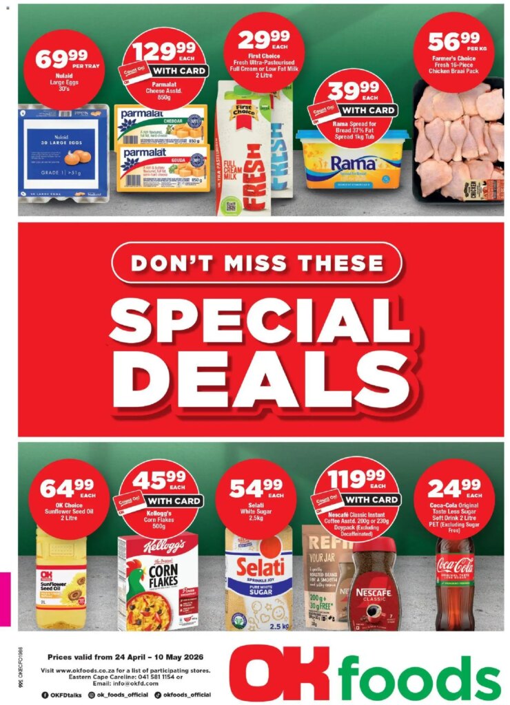 Massive Savings at OK Foods – Eastern Cape Specials 24 April 2026!