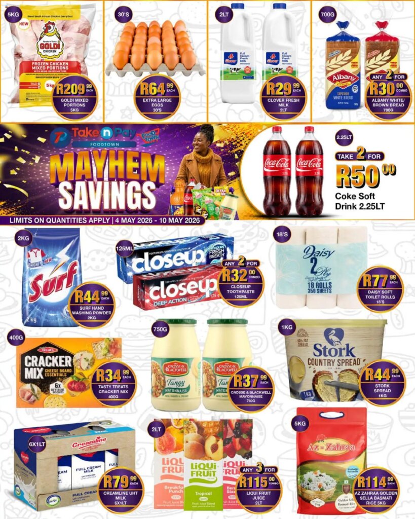 Unmissable Take n Pay Specials Available From 04 May 2026!