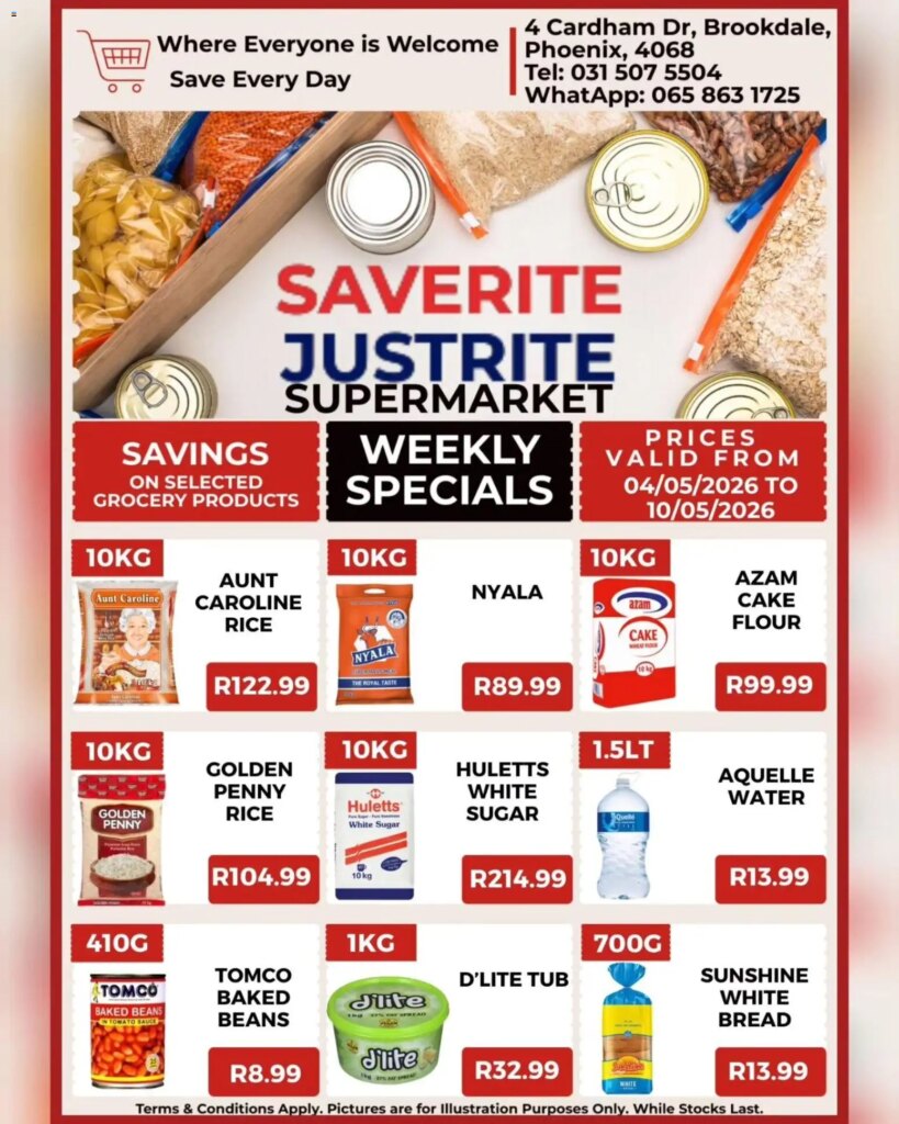 Saverite Specials: Exciting Deals Starting 04 May 2026!