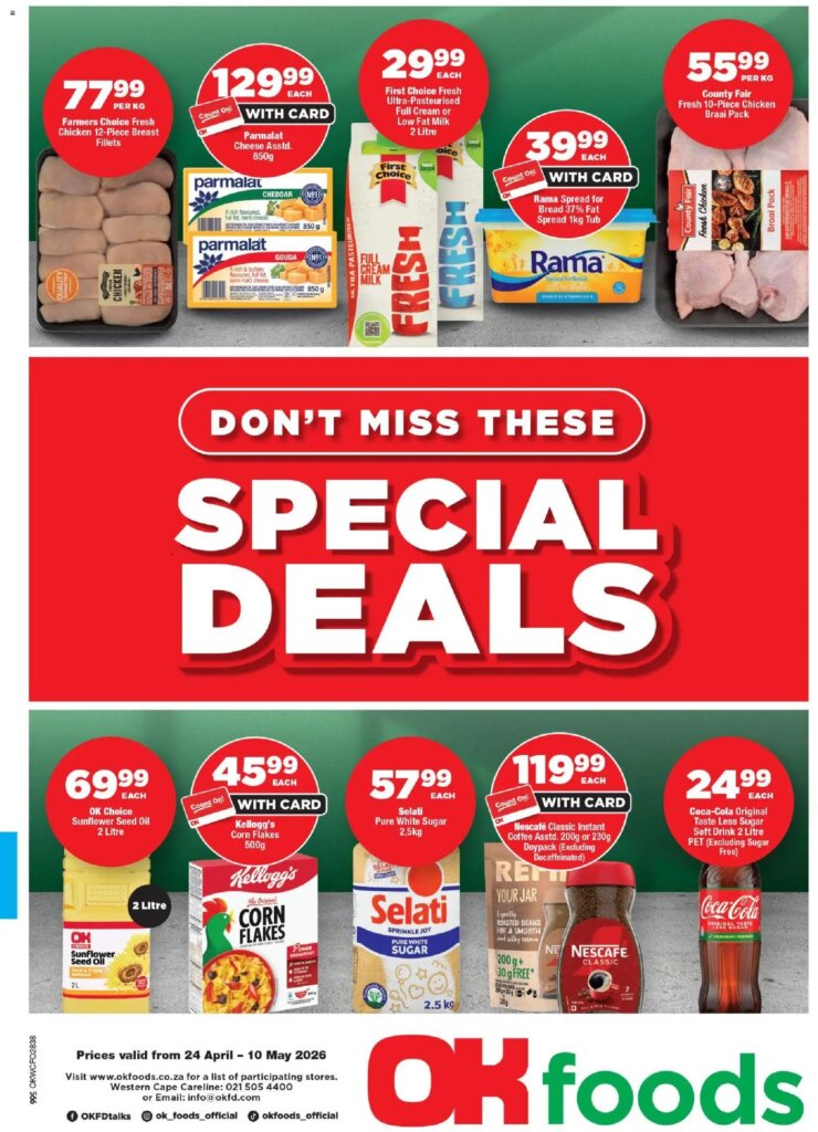 Exciting Specials This Week at OK Foods – Western Cape from 24 April 2026!