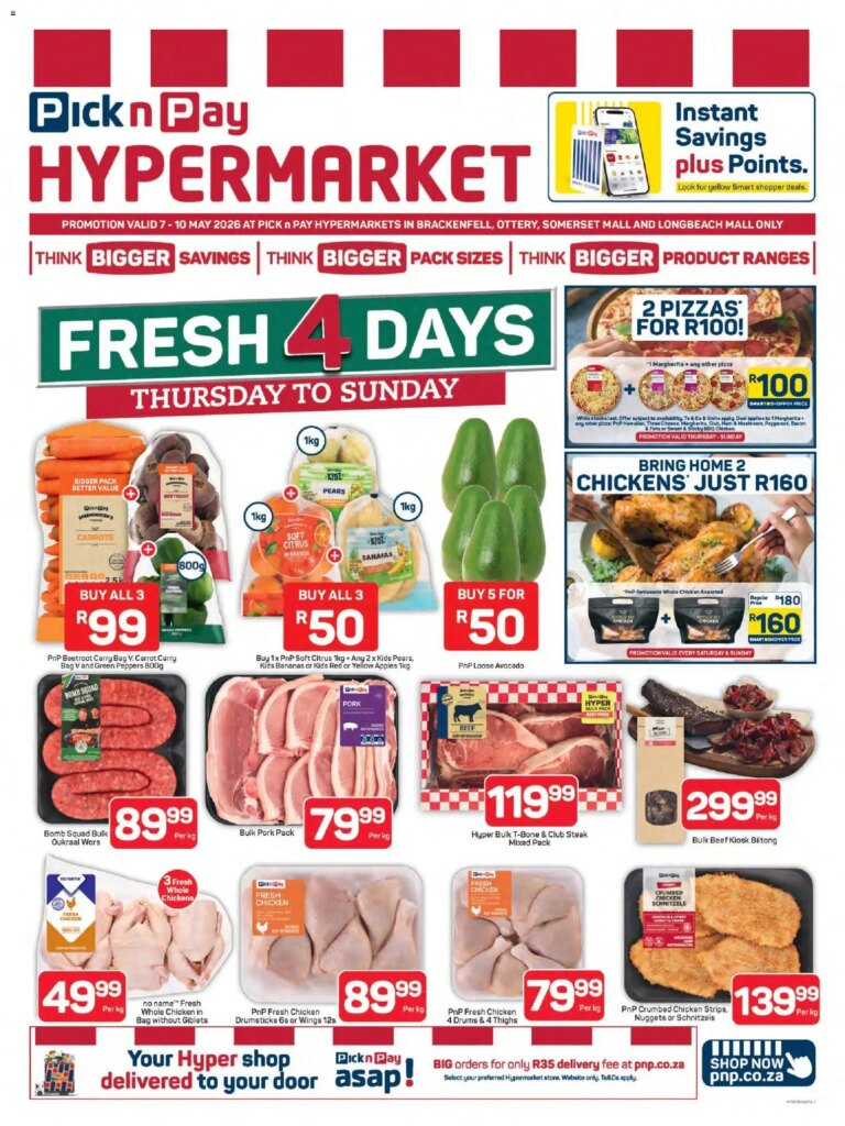 Fresh Specials This Week at Pick n Pay Western Cape – 07 May 2026