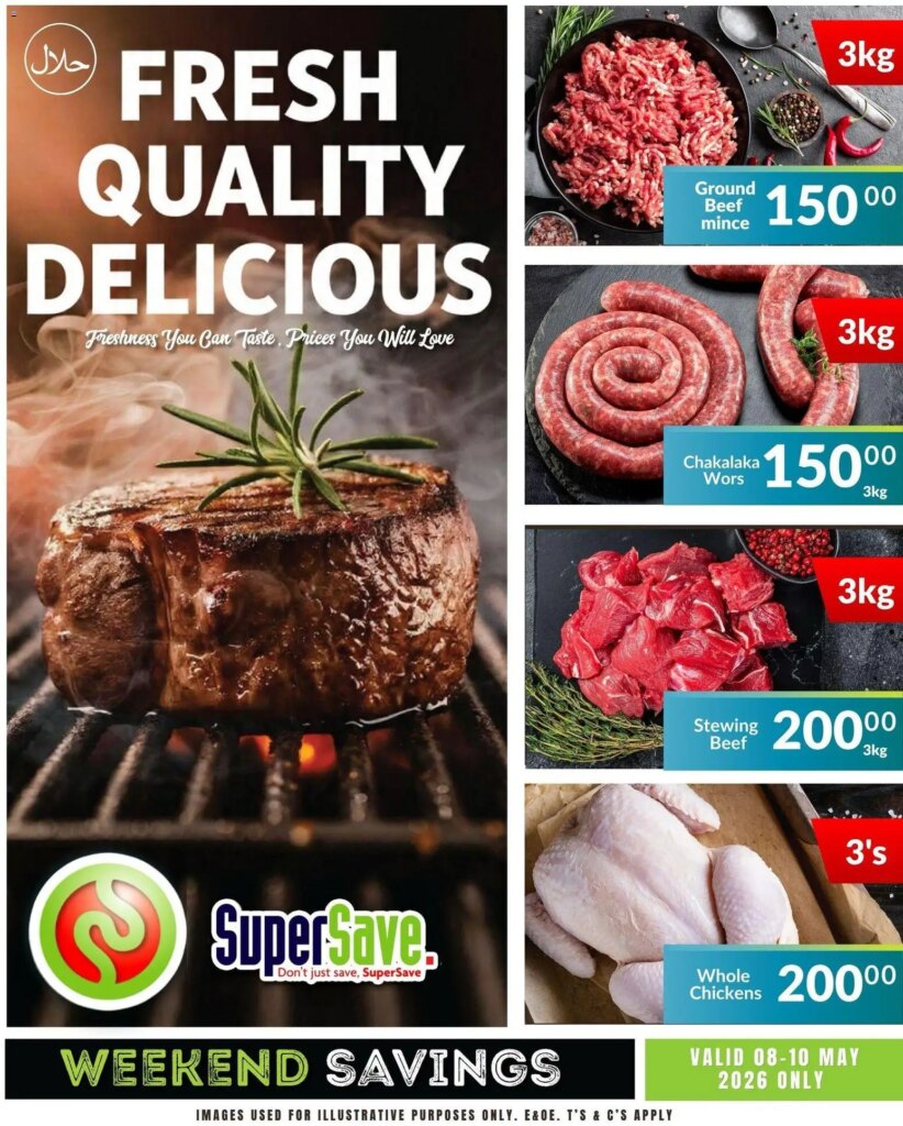 Super Save Butchery Specials: Exclusive Offers This Week 08 May 2026