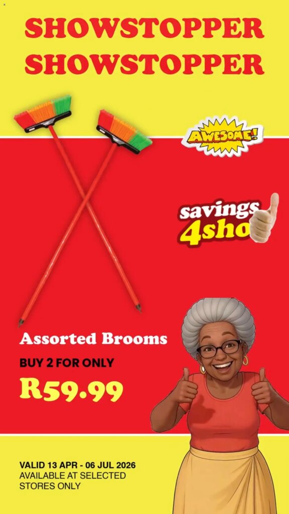 Check Save Cleaning Specials: Specials This Week from 13 April 2026!