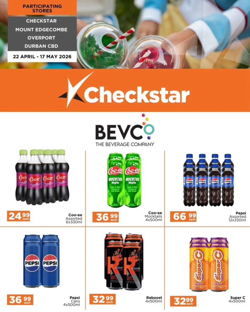 Massive Savings at Check Star Beverage Deals – Available from 22 April 2026!